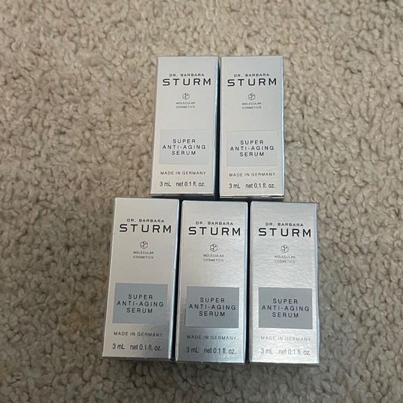 5 x NIB Dr Barbara STURM Super Anti Aging Serum (3ml/0.1 oz ea)